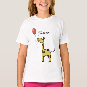 schattige kleine giraf met ballonnen Shirt