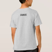 schattige kleine giraf met ballonnen T-shirt (Achterkant)