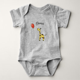 Schattige kleine giraffe romper