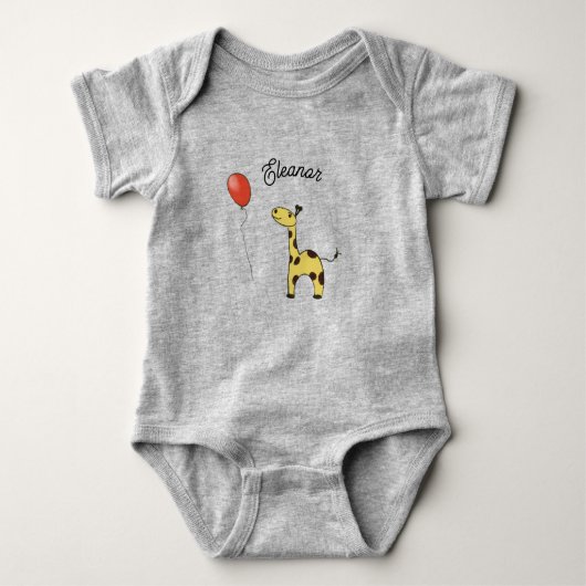 Schattige kleine giraffe romper (Voorkant)
