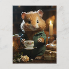 Schattige kleine hamster briefkaart