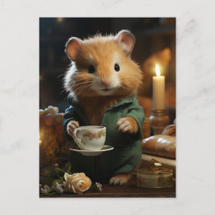 Schattige kleine hamster briefkaart