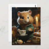 Schattige kleine hamster briefkaart (Voorkant / Achterkant)