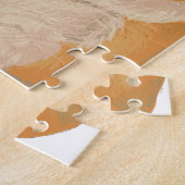 Schattige kleine hamster met een bloem legpuzzel (Zijkant)