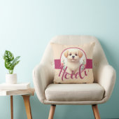 Schattige Kleine Hond Kussen (Stoel)