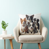 Schattige kleine honden kussen (Stoel)