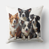 Schattige kleine honden kussen (Achterkant)