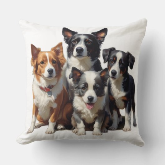 Schattige kleine honden kussen (Voorkant)