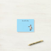 Schattige Kleine Humboldtpinguïn Post-it® Notes (Op bureau)