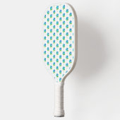 Schattige Kleine Hydrangea Flowers Texas Vrouw Pickleball Paddle (Links)