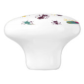 schattige kleine insecteninsecten deurknop keramische knop (Zijkant)