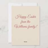  schattige kleine jongens die eicel eten feestdagenkaart (Achterkant)