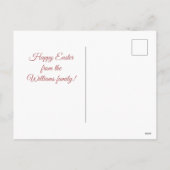  schattige kleine jongens die eicel eten feestdagenkaart (Achterkant)