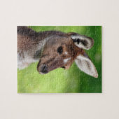 Schattige Kleine Kangoeroe Legpuzzel (Horizontaal)