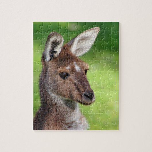 Schattige Kleine Kangoeroe Legpuzzel (Verticaal)