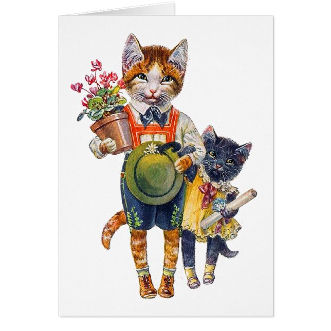Schattige kleine katjes met cadeautjes (Voorkant)