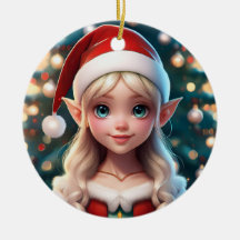 Schattige kleine kerstman kerst elf