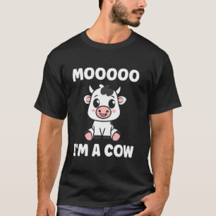 Schattige kleine koe Grappige quote mooo ik ben ee T-shirt
