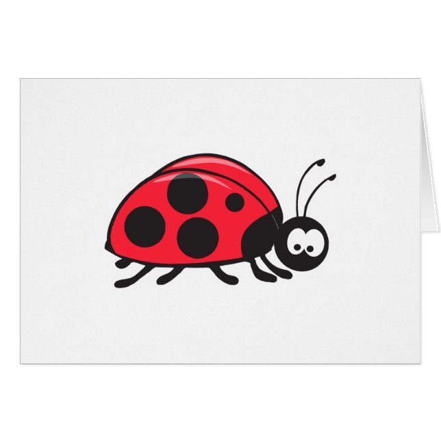 schattige kleine ladybug (Voorkant Horizontaal)