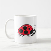 schattige kleine ladybug koffiemok (Links)