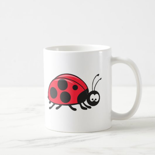 schattige kleine ladybug koffiemok (Rechts)
