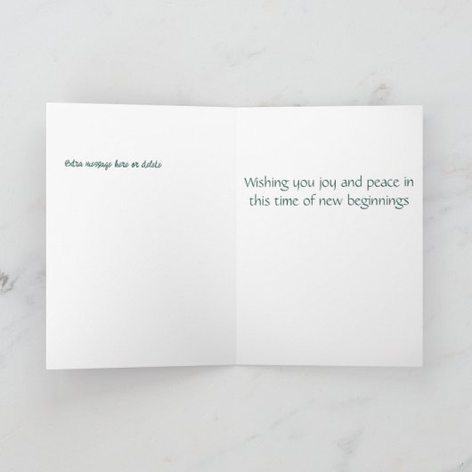 Schattige kleine lampjes met Paasdag-Kaart Feestdagen Kaart (Binnen)