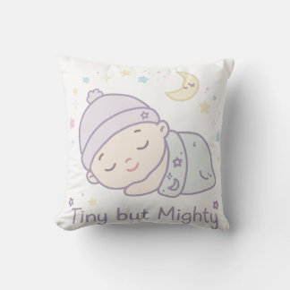 Schattige Kleine Maar Moedige Baby Worp Kussen | S