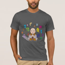 Schattige kleine monnik t-shirt