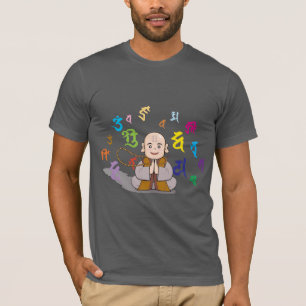 Schattige kleine monnik t-shirt