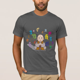 Schattige kleine monnik t-shirt