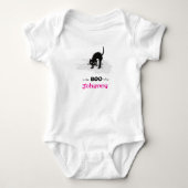 Schattige Kleine Mooi Kat Geest Baby Halloween Romper (Voorkant)