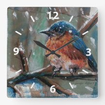 Schattige kleine oostelijke Bluebird Song Bird