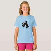 Schattige Kleine Orka Walvis T-shirt (Voorkant volledig)