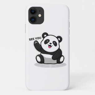 schattige kleine panda Case-Mate iPhone case