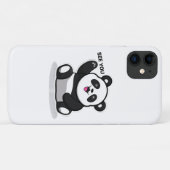 schattige kleine panda Case-Mate iPhone case (Achterkant (horizontaal))