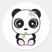 Schattige kleine panda eten *Panda Pocket*