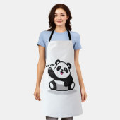 schattige kleine panda schort (Gedragen)
