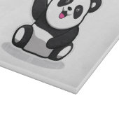 schattige kleine panda snijplank (Hoek)