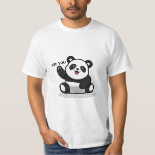 schattige kleine panda t-shirt