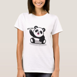 schattige kleine panda t-shirt