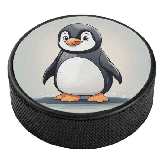 Schattige kleine pinguïn hockey puck (3/4)