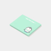 Schattige Kleine Pinguïn Kerstmis Voor Kinderen Post-it® Notes (Schuin)