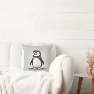 Schattige kleine pinguïn kussen