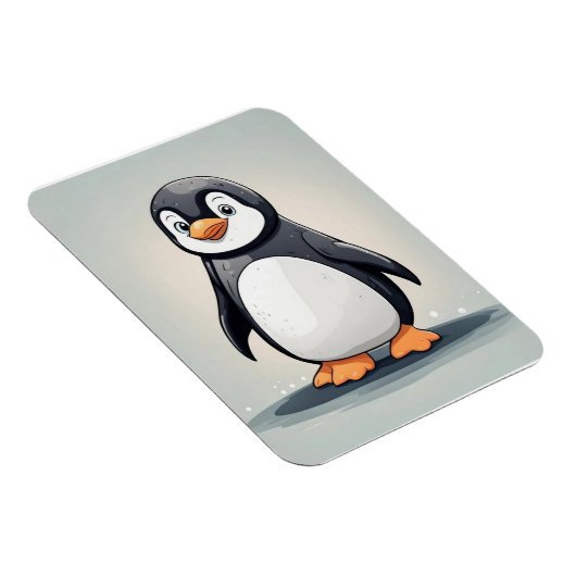 Schattige kleine pinguïn magneet (Rechterzijde)
