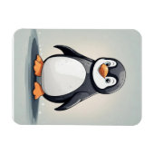Schattige kleine pinguïn magneet (Horizontaal)