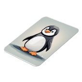 Schattige kleine pinguïn magneet (Linkerzijde)