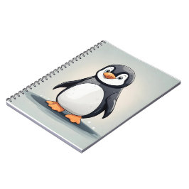 Schattige kleine pinguïn notitieboek