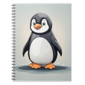 Schattige kleine pinguïn notitieboek (Voorkant)