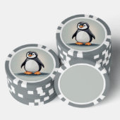 Schattige kleine pinguïn poker chips (Opstapeling)