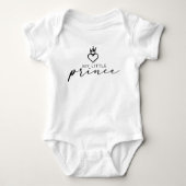 Schattige kleine prins baby romper (Voorkant)